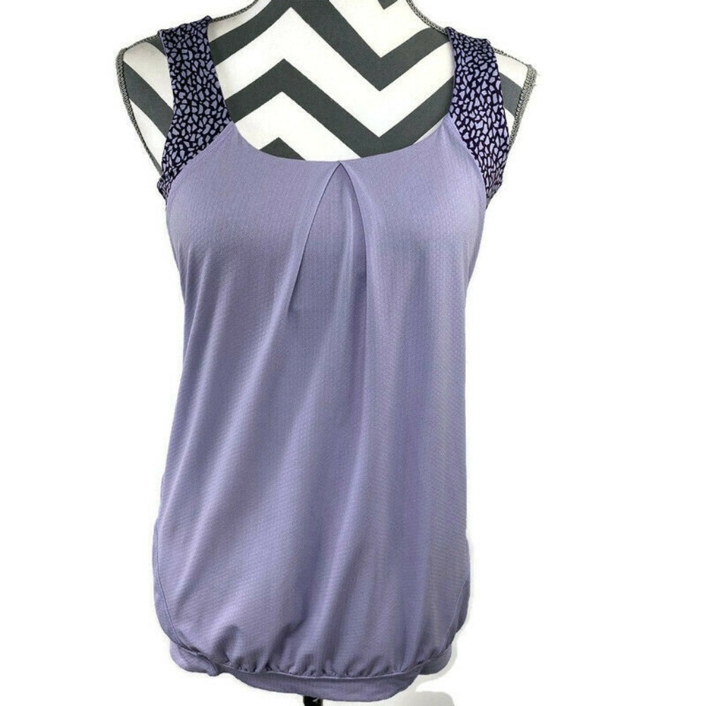 Lululemon Deep Zinfandel Nouveau Limits Tank Top